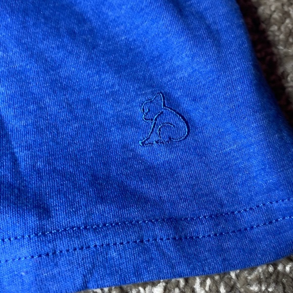 Three Kuwalla Tee women’s v-neck t-shirts navy/dark blue/light blue size small - Picture 3 of 10